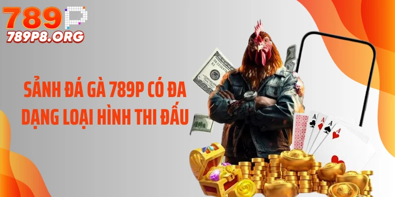 Sảnh đá gà 789P có đa dạng loại hình thi đấu